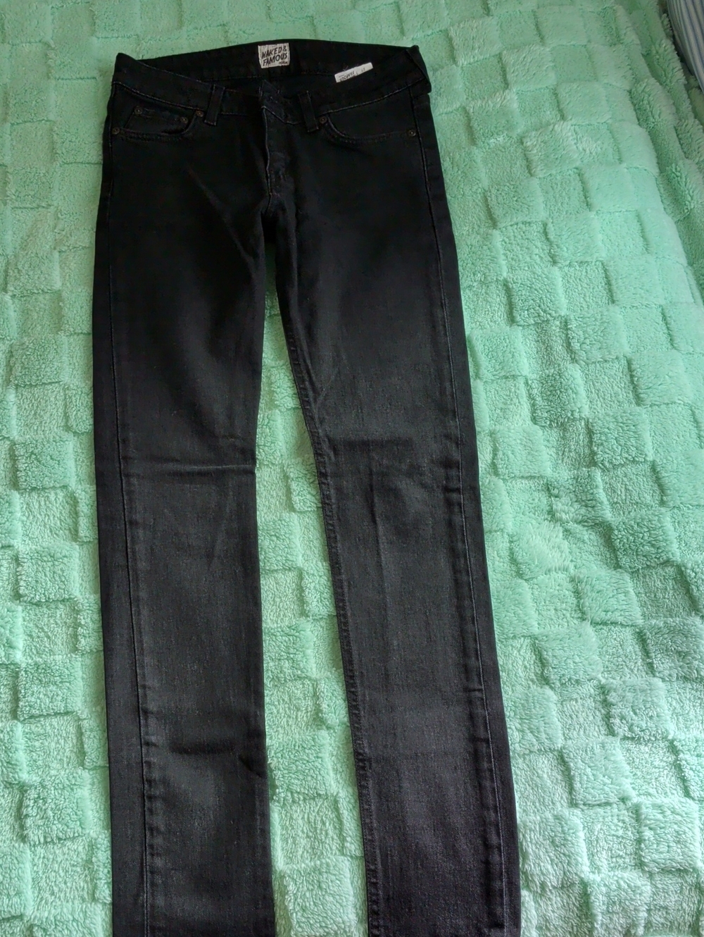 Naked & Famous Denim Black Jeans